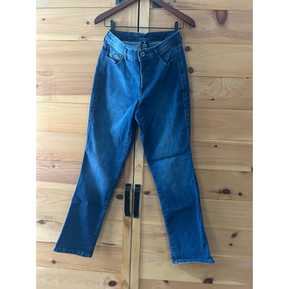 Kuhl high rise straight leg stretch jeans 10 Short